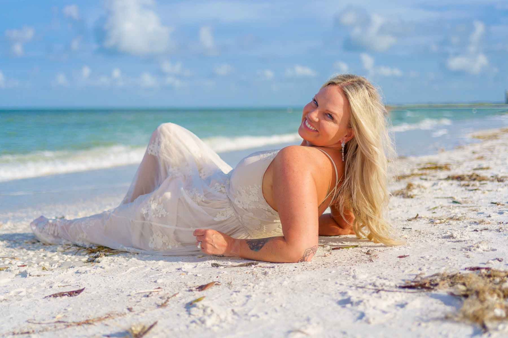 Romantic beach photography